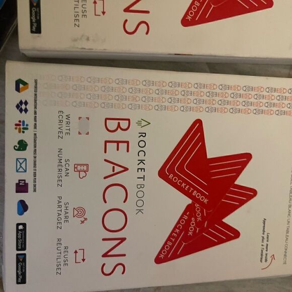 4 packs beacons by rocketbook + dry erase labels - smart whiteboard chalkboard - Picture 4 of 4